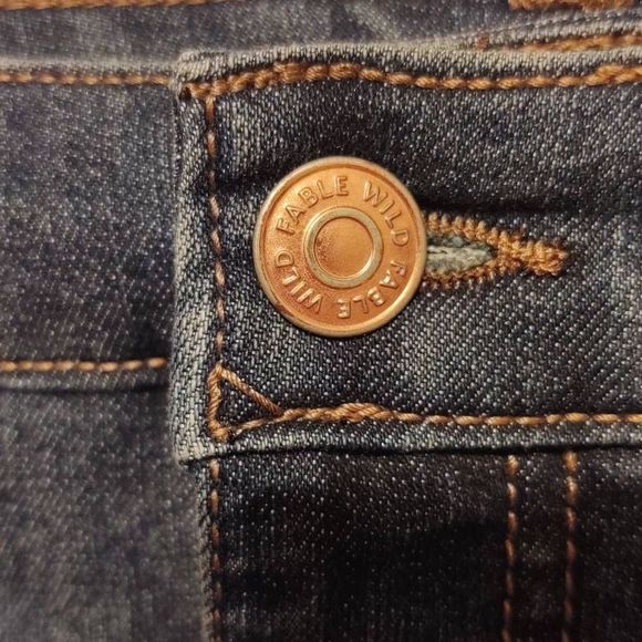 Wild Fable Cut Off Denim Shorts Blue Women's Size 14 - Picture 4 of 4